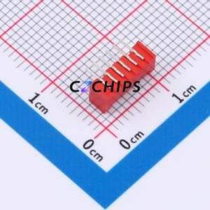 BX-MX1.25-6PWZ-R Wire-to-Board Pin Header Bent Lead Through Hole,P=1.25mm 1x6P 1.25mm Right Angle Insert PicoBlade (MX 1.25) - Product Image 2