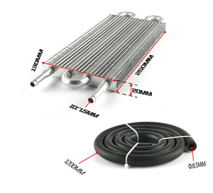 Kit de refroidissement d'huile universel <span class=keywords><strong>TOC</strong></span>-1001 à 2, 4, 6, 8 ou 10 rangées en aluminium pour transmission et moteur - Auto-M - Product Image 2