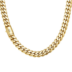 <span class=keywords><strong>Set</strong></span> <span class=keywords><strong>Collana</strong></span> <span class=keywords><strong>e</strong></span> <span class=keywords><strong>Bracciale</strong></span> Miami Cuban YYN 6-14mm in Acciaio Inossidabile Placcato Oro 14K 18K Stile Hip Hop Monaco Cuban Link per <span class=keywords><strong>Uomo</strong></span> - Product Image 5