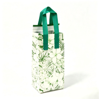 Sac isotherme pour plats à emporter, non tissé avec doublure en aluminium, poignée de transport