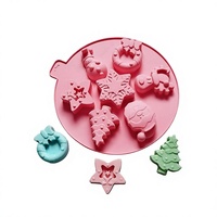 Engel-Liebe Herzförmige Umweltfreundliche Silikon-Schokoladenform Kuchenbackformen Handgemachte Seifen- und Kerzenform zum Valentinstag