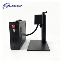 Máquina de Marcado Láser de Fibra Portátil VOLaser Mini de 20W/30W, CNC, para Grabado de Texto e Imágenes en Anillos, Acero Inoxidable, Metal, Piedra, Madera, Plástico