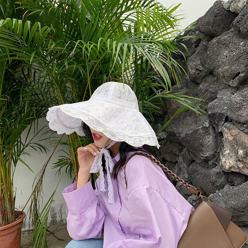 New Fashion Floppy Lace Hat - Perfect for Summer & Parties display picture 1
