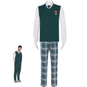 Uniforme Escolar Estilo Británico de Diseño Moderno, Uniforme de Animadoras para Halloween, Todos Estamos Muertos - Product Image 2