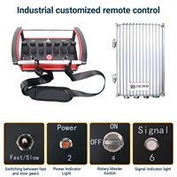 Mando hidráulico , válvula direccional de 4 palancas, kits de control remoto inteligente de radio de grúa de camión