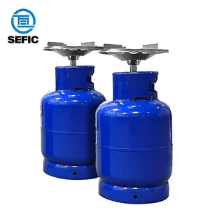 Hot Sale Manufacture 5kg Lpg Gas Cylinder Small Portable Gas Cylinders Nigeria Tanzania Kenya Ghana