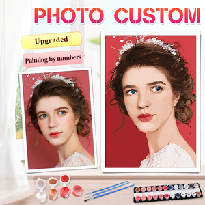 Kit di pittura a numeri personalizzabili per adulti principianti, tela personalizzata 40x50 50x60, kit di pittura digitale. - Product Image 2