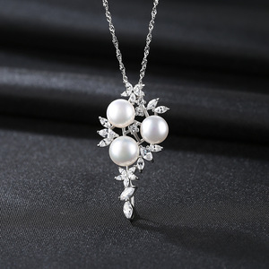Nuevo Collar con Colgante de Perla Natural de Agua Dulce en Plata de Ley S925: Joyería de Diseño para Mujer al por Mayor - Product Image 5