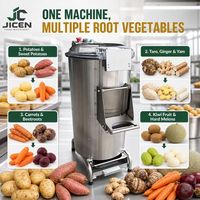JC Hoge Kwaliteit Uienschilmachine 370W 220V Hoge Productiviteit voor Commerciële Keukens & Groente-/Fruitverwerkingsbedrijven