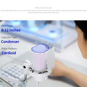 Micrófono <span class=keywords><strong>de</strong></span> Condensador USB FEELWORLD VM1 con Brazo Articulado, Iluminación RGB y Cancelación <span class=keywords><strong>de</strong></span> Ruido para Streaming y Videojuegos - Product Image 6