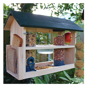 Outdoor Garden Automatic <strong>Large</strong> Hanging Wooden Wild <strong>Bird</strong> <strong>Feeder</strong> - Product Image 1