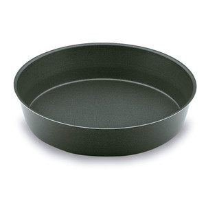 Teglia rotonda alta nera da 9 pollici antiaderente per dolci fatti in casa - Product Image 1
