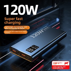 Banco de Energía Portátil con Certificación 3C, 20 000 mAh de Alta Capacidad, <span class=keywords><strong>Carga</strong></span> Bidireccional Superrápida de 120W, Batería de Litio en Carcasa de PVC - Product Image 4