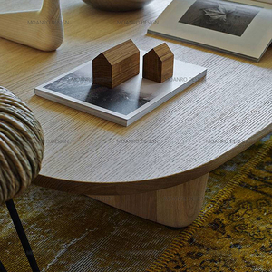 Meja teh kopi kualitas tinggi gaya Nordic furnitur rumah kayu <span class=keywords><strong>Solid</strong></span> meja atas kayu lapis untuk ruang tamu - Product Image 6