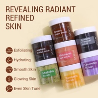 Exfoliante de Sal Marina de Marca Privada, Exfoliante Corporal Orgánico de Limpieza Profunda para Spa Facial y Corporal