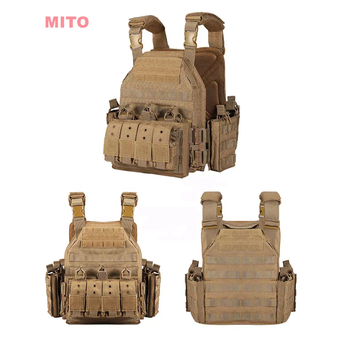 MITO ready to ship Plate Carrier Nylon tactical vests for sale Protective Gear
