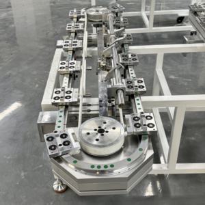 LED Sürücü Güç Üretim Hattı için Yüksek Hassasiyetli Çift Yapı Yuvarlak Raylı Konveyör Sistemi - Product Image 1