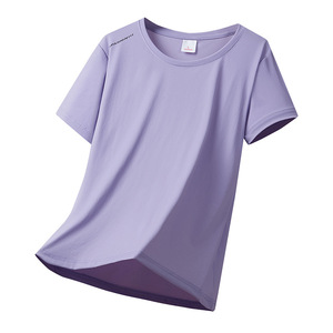 Camiseta Deportiva de Secado Rápido para Hombre, Manga Corta, Corte Regular, Verano, Unisex, Cuello Redondo, Poliéster/Algodón 300g con Etiqueta - Product Image 4