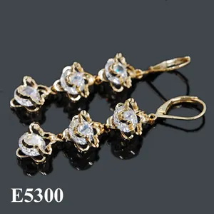 Gold plated newest elegant custom casual earrings wholesale promotion price