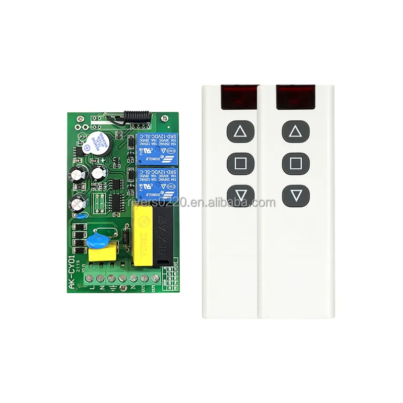 Wireless Relay Remote Control Switch AC110-240V 433Mhz remote switch RF remote controller for Electric projection screen