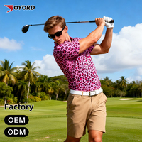 Kaos Polo Golf Lengan Pendek Atletis 4-Way Stretch Penyerap Keringat Custom