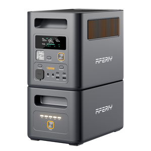 Estación de Energía de Respaldo de Emergencia AFERIY de 1024 Wh con Panel Solar, Controlador MPPT, Batería LiFePO4 y Linterna para Almacenamiento de Energía Doméstica - Product Image 1