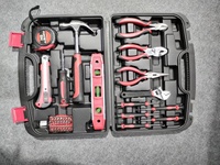42 pcs dewaltt set kotak perkakas tangan rumah tangga promosi hadiah perlengkapan perkakas DIY