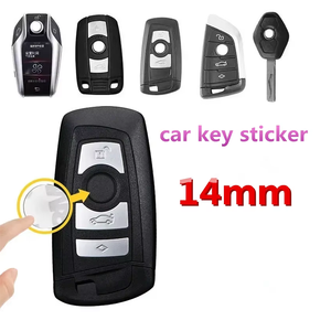 Pegatinas de Emblema de Aluminio de 14 mm para Llaves de Coche, Carcasas para Llaves, para VW, BMW, Mercedes, Audi, Honda, Toyota, Alfa, <span class=keywords><strong>Opel</strong></span>, Renault, Ford - Product Image 2