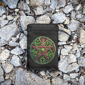 Sac en soie pour Tarot ou <span class=keywords><strong>Runes</strong></span> Pochette de Tarot en satin Wrap pour Tarot <span class=keywords><strong>Oracle</strong></span> <span class=keywords><strong>Runes</strong></span> avec Art Print Crow - Product Image 3