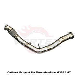 Vortex <b>Back</b>-Pressure Optimized Stainless Steel Exhaust System For Mercedes-Benz G350 2.0T Off-<b>Road</b> Upgrade - Product Image 6