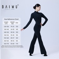 125415004 Baiwu Sports Ballet Dance Pants, Nouveaux ensembles de pratique de danse de style pour femmes