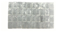 Tuiles de Mahjong Américaines en Acrylique Blanc Nacré de Luxe Yiyi, Livraison Rapide, Jeu de Société pour Famille et Fêtes, Cadeau