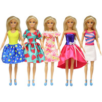 Nouvelle robe de poupée jupe en queue de poisson à sequins robe longue poupée tempérament doux robe de dressup décontractée
