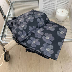 <span class=keywords><strong>Parapluie</strong></span> personnalisé avec logo imprimé sur toute la surface, style vintage français, style rétro, protection solaire et pluie, <span class=keywords><strong>parapluie</strong></span> de voyage automatique à double usage, protection UV - Product Image 2