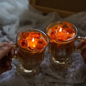 Nuevas Velas de Café Helado con Forma de Cubo de Hielo, Hechas a Mano, Realistas y Hermosas, Velas Creativas para Decoración de Escritorio - Product Image 4