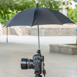1PC Sombrilla para Cámara DSLR Negra de 26/50CM, Parasol y Soporte para Lluvia, para Cámara Fotográfica en General - Product Image 4