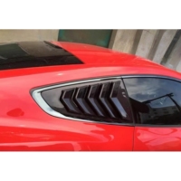 Évent latéral de fenêtre arrière de haute qualité 3K carbone quart persienne pour vitres latérales Ford Mustang 2015-2018 Kits de carrosserie neufs