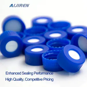 Factory Outlet PTFE Silicone Septa PP Caps For 2ml HPLC Autosampler Vials Various Specs For 9mm 8mm Lab Bottles