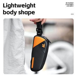 Sacoche de vélo WEST BIKING en cuir PU imperméable pour tube supérieur, légère, pour VTT et vélo de route, sans frottement sur les jambes - Product Image 3