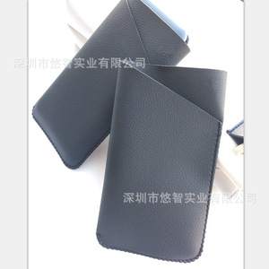 Étui en cuir pour batterie externe haut de gamme à motif litchi, étui de protection en cuir PU pour alimentation électrique, emballage pour produits électroniques. - Product Image 3