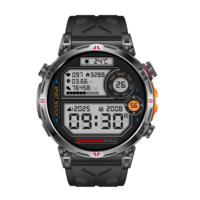 Montre connectée étanche 3 ATM 2026 pour aventures en extérieur avec GPS, chargement magnétique, écran AMOLED, compatible iOS, meilleure performance, réveil, bracelet en caoutchouc