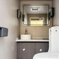 ZENO Mobile remorque toilette conteneur douche pré fabriqué toilette Portable extérieur salle de bain toilette WC voiture sur roues