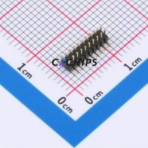 HX PZ1.0-2x10P TP Pin Header SMD,P=1mm Connector ( Pin Structure: 2x10P )( Pitch: 1mm )( Row Spacing: 1mm ) - Product Image 1