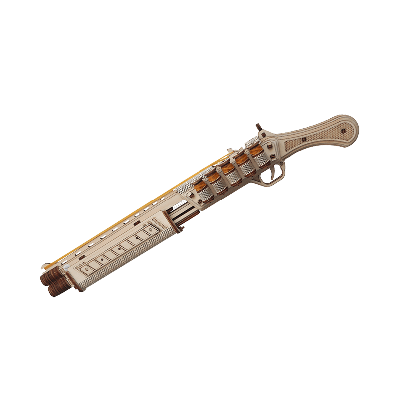 Быстрая доставка, образовательная деревянная головоломка, игрушка для рукоделия, 3d, детская, взрослая, деревянная игрушка-пистолет