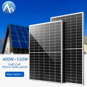 Anern pv面板便宜300瓦400w 500w单晶太阳能电池板