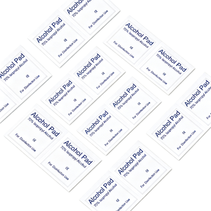 Lingettes jetables en coton alcoolisé en gros, tampons pré-imprégnés d'<span class=keywords><strong>alcool</strong></span> <span class=keywords><strong>isopropylique</strong></span> à 70 %, lingettes individuelles pour le nettoyage des ongles, <span class=keywords><strong>pas</strong></span> <span class=keywords><strong>cher</strong></span> - Product Image 3