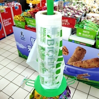 Sac en plastique transparent biodégradable personnalisé sur le rouleau pour fruits/légumes-fabriqué par l'amidon de maïs + pbat de Chine logo personnalisé