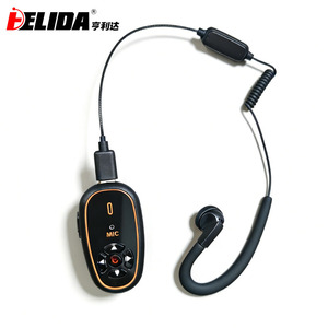 Mini talkie-walkie portable à crochet d'oreille, UHF 1W, radio bidirectionnelle 16 canaux, longue portée 400-470 MHz - Product Image 1