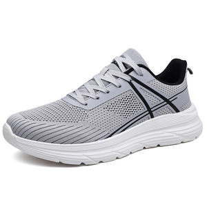 Zapatos deportivos casuales ligeros y acolchados para primavera y verano con parte superior de malla transpirable perforada, zapatos para correr al aire libre - Product Image 1