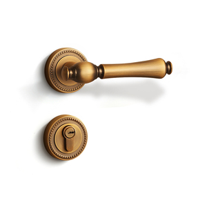 Serratura Classica Decorativa in Ottone Massiccio Stile Retrò Vintage per Villa, Hotel, Camera da Letto - Product Image 1